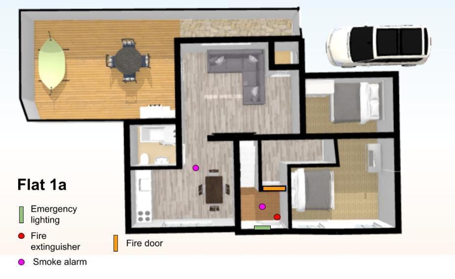 Apartamento Private Deck With Newly Refurbished Flat Attached! Cirencester Exterior foto